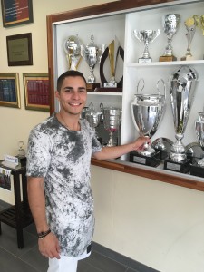 Gio is hoping to defend the football teams achievements from last season